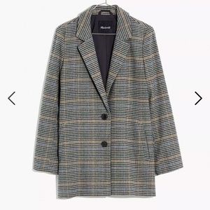 Madewell Dorset Blazer In Bowne Plaid
